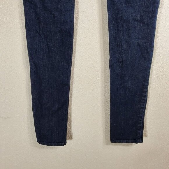 Peoples Liberation Womens Size 26 Distressed Skinny Blue Jeans Star Pocket - Picture 8 of 11